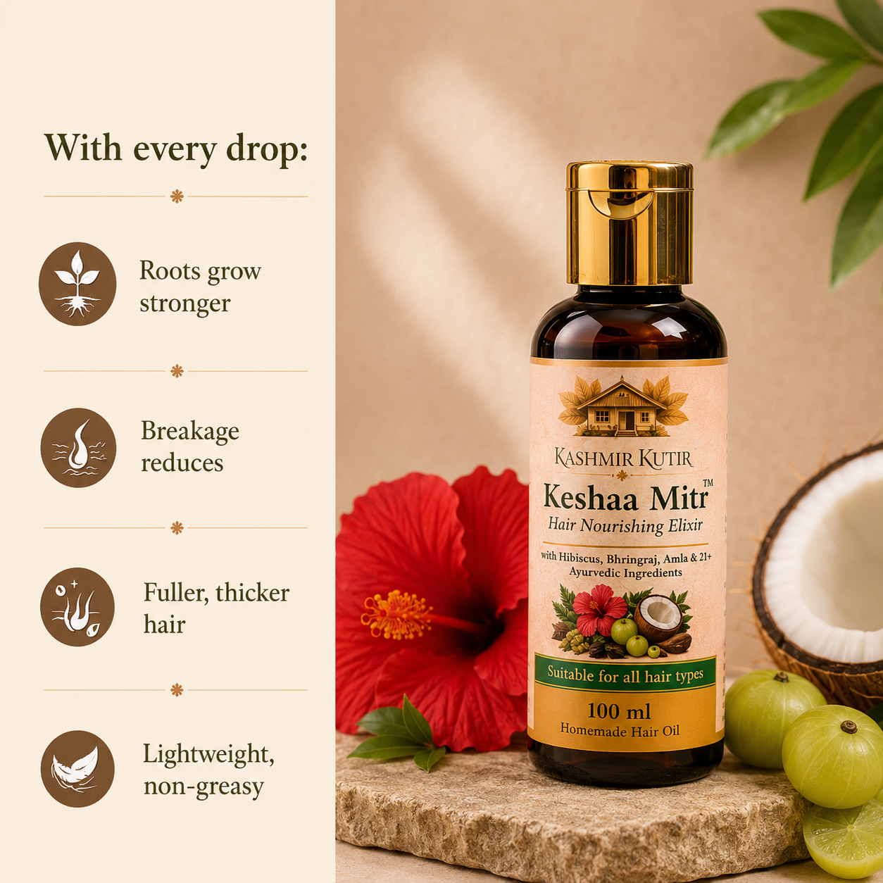 Keshaa Mitr™ Ayurvedic Homemade Hair Oil